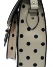 Brand-new-genuine-Polka-dot-satchel-shoulder-messenger-bag-BEIGEBLACK-0-2