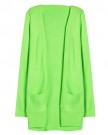 Bright-Green-Womens-Knitted-Cardigan-Coat-Long-Pattern-Outerwear-Loose-Sweater-Tops-11-Colors-0