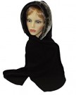 Brilliant-Winter-Adults-BLACK-Fleece-Hooded-Scarf-With-Silver-Grey-Fake-Fur-trim-And-Wrap-Around-Scarf-One-Size-BNWT-0-0