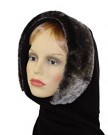 Brilliant-Winter-Adults-BLACK-Fleece-Hooded-Scarf-With-Silver-Grey-Fake-Fur-trim-And-Wrap-Around-Scarf-One-Size-BNWT-0-3