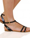 ByPublicDemand-D1J-Womens-Trendy-Fashion-Flat-Sandals-Black-Size-3-UK-0-0