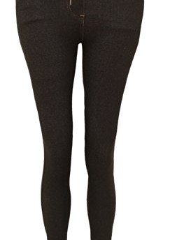 CANDY-FLOSS-LADIES-SKINNY-FIT-COLOURED-STRETCH-JEANS-JEGGINGS-BLACK-PLUS-SIZES-16-0