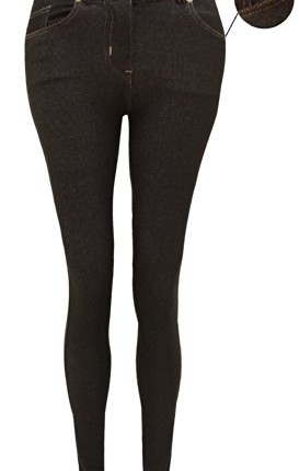 CANDY-FLOSS-LADIES-SKINNY-FIT-COLOURED-STRETCH-JEANS-JEGGINGS-BLACK-PLUS-SIZES-16-0