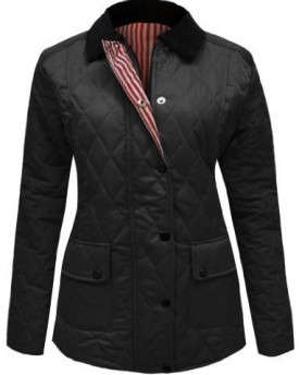 CEXI-COUTURE-LADIES-QUILTED-PADDED-BUTTON-ZIP-JACKET-WOMENS-TOP-COAT-BLACK-SIZE-12-0