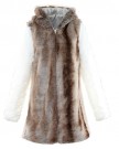 CHAREX-Womens-Faux-Fur-Lined-Parka-Jacket-Female-Fur-Hooded-Coat-Outwear-Warm-Overcoat-3XL-Size-Asian-Black-0-2