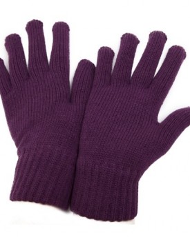 CLEARANCE-WomensLadies-Winter-Gloves-One-Size-Burgundy-0