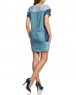 Calvin-Klein-Jeans-Womens-Short-Sleeve-Dress-Blue-Blau-DRAPEY-BLOCKED-INDIGO-196-16-0-0