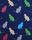 Cats-Print-Design-Large-Size-Lightweight-Soft-Scarves-for-Women-Navy-blue-0-0