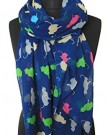Cats-Print-Design-Large-Size-Lightweight-Soft-Scarves-for-Women-Navy-blue-0-1