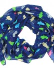 Cats-Print-Design-Large-Size-Lightweight-Soft-Scarves-for-Women-Navy-blue-0