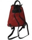 Cavalieri-Soft-Small-Italian-Leather-Rucksack-Backpack-Shoulder-Bag-Black-and-Green-0-3