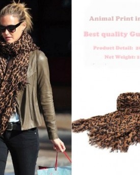 Celebrity-Women-Hot-EXTRA-Large-Animal-Leopard-Print-Shawl-scarf-in-Brown-Brown-0
