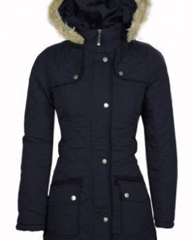 Cexi-Couture-Ladies-Military-Fur-Hooded-Padded-Quilted-Womens-Parka-Jacket-Coat-Size-Navy-16-0