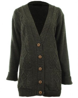 Charcoal-Nep-L-Haven-New-Womens-NepPure-Yarn-Cable-Knit-Boyfriend-Button-Front-Ladies-Cardigan-0