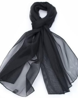 Chiffon-Scarves-Various-Colour-Black-0