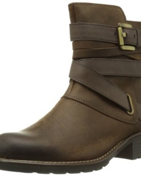 Clarks-Womens-Orinoco-Sash-Biker-Boots-Brown-Braun-Brown-Leather-Size-65-40-EU-0