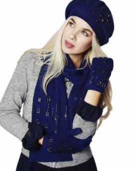 Collection-of-Designer-Knitted-Hat-Scarf-Glove-Accessory-Sets-Gem-beads-midnight-0