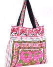 Colourful-Thai-Flower-Woven-Embroidered-Tote-handbag-for-Women-Handmade-in-Thailand-Ladies-Ethnic-Shoulder-Bag-Hobo-Boho-Bag-Hippie-Bag-Festival-Lifestyle-Handbag-Thai-Flowers-0-0