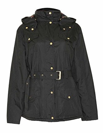 Country-Estate-Ladies-Braemar-Lightweight-Waterproof-Fabric-Diamond-Quilt-Fleece-Lined-Coat-With-Belt-Jacket-Warm-Coats-Detachable-Hood-Taped-Seams-Two-Lower-Pockets-With-Side-Entry-Premium-Quality-Wa-0