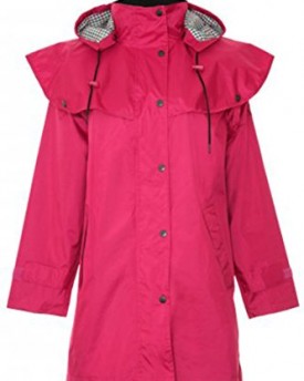 Country-Estate-Ladies-Windsor-Waterproof-Fabric-Lightweight-Lined-Riding-Cape-Coat-Jacket-Trench-Coats-Macs-Lined-Detachable-Hood-Taped-Seams-Walking-Outdoors-Countrywear-Red-Size-20-0