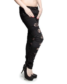 Criminal-Damage-Ripped-Rose-Net-Skinny-Fit-Jeans-Black-14-UK-0