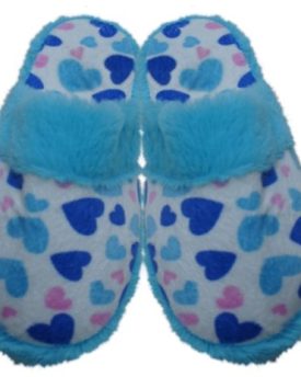 DEALTIME-LADIES-PRINTED-MULE-SLIPPERS-4-BLUE-0