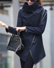 DJT-Women-Fashion-Cowl-Lapel-Asymmetric-Drape-Tunic-Fleece-Suit-Outerwear-Long-Wrap-Cardigan-Jacket-Coat-Blue-Size-L-0-1