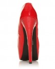 DONNA-Red-Patent-PU-Leather-Stilleto-Very-High-Heel-Platform-Court-Shoes-Size-UK-3-EU-36-0-2