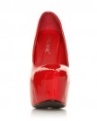 DONNA-Red-Patent-PU-Leather-Stilleto-Very-High-Heel-Platform-Court-Shoes-Size-UK-3-EU-36-0-3