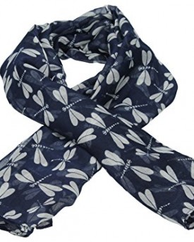 Dame-Dragonfly-Print-Scarf-in-Navy-0
