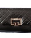 Dark-Grey-Patent-Clutch-Handbag-with-Diamante-Clasp-and-Quilted-Front-0
