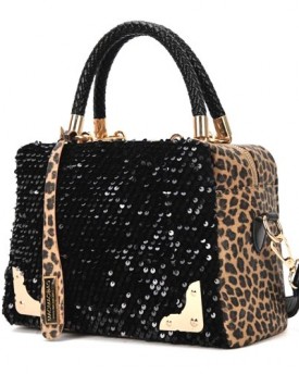 Dawdyfu-Womens-Handbag-Leopard-Print-Paillette-Shoulder-Bag-Messenger-Handbag-0