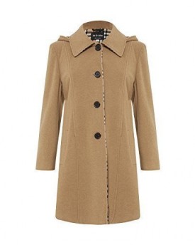 De-La-Crme-Womens-Winter-Faux-Wool-Jacket-Ladies-Check-Lined-Detachable-Hooded-Coat-UK-10EU-36US-8-Camel-0