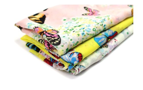 Demarkt Fashion Women Chiffon Wrap Butterfly Print Bowknot Pattern Scarf Shawl Scarves Off-White - Image 8