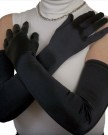 Dents-Long-Satin-Evening-Gloves-LadiesWomens-Black-0