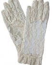 Dents-Short-Sheer-Lace-Evening-GlovesDressWedding-Gloves-with-Ruffle-Cuff-LadiesWomens-Ivory-Cream-0-0