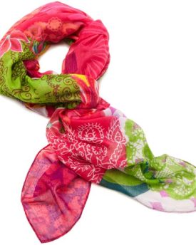 Desigual-Womens-Floreada-Scarf-Fresa-One-size-0