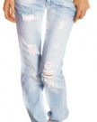 Destroyed-hipster-low-rise-Jeans-size-10M-womens-jeans-light-blue-new-0