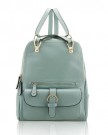 Dopobo-New-Style-Color-Selectable-Women-Ladies-Girls-PU-Leather-Multifunctional-Backpack-HandBag-Casual-Vintage-Retro-Bag-Shoulder-Bags-Travel-Bag-Daypack-Schoolbag-Belt-light-blue-0