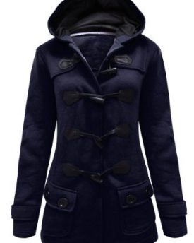 ENVY-BOUTIQUE-LADIES-HOOD-DUFFLE-TRENCH-HOODED-JACKET-NAVY-SIZE-16-0