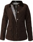ENVY-BOUTIQUE-LADIES-QUILTED-BUTTON-ZIP-JACKET-CHOCOLATE-BROWN-12-0-0