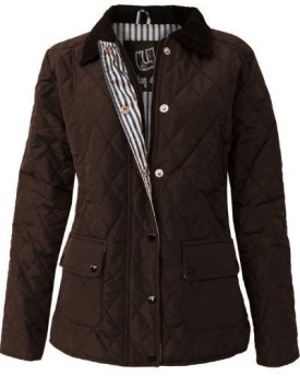 ENVY-BOUTIQUE-LADIES-QUILTED-BUTTON-ZIP-JACKET-CHOCOLATE-BROWN-12-0