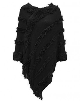 ENVY-BOUTIQUE-WOMENS-LADIES-NEW-KNITTED-RUFFLE-WINTER-PONCHO-JUMPER-CAPE-SHRUG-SHAWL-ONE-SIZE-BLACK-0