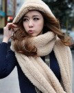 EOZY-One-Piece-Unique-Women-Ladies-Girls-Beige-Soft-Lamb-Plush-Warm-Multifunction-Earflap-Hat-Scarf-Gloves-All-In-One-Set-Winter-Accessary-Hooded-Wrap-Cap-Mittens-Gift-0-1