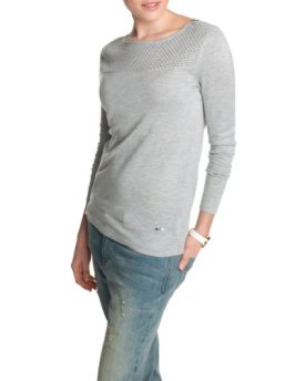 ESPRIT-113EE1I009-Womens-Jumper-Grey-Grau-067-METAL-GREY-MELANGE-12-0