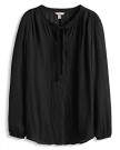 ESPRIT-Womens-Long-Sleeve-Blouse-Black-Schwarz-BLACK-001-8-0-1