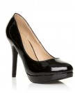 EVE-Black-Patent-PU-Leather-Stiletto-High-Heel-Platform-Court-Shoes-Size-UK-5-EU-38-0-0