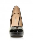EVE-Black-Patent-PU-Leather-Stiletto-High-Heel-Platform-Court-Shoes-Size-UK-5-EU-38-0-3