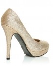EVE-Champagne-Glitter-Stiletto-High-Heel-Platform-Court-Shoes-Size-UK-5-EU-38-0-1