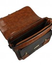 Ecosusi-Brand-New-Vintage-Designer-Faux-Leather-Satchel-Bag-School-Message-Handbag-Brown-0-5